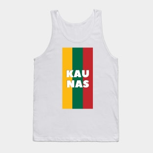 Kaunas City in Lithuanian Flag Vertical Tank Top